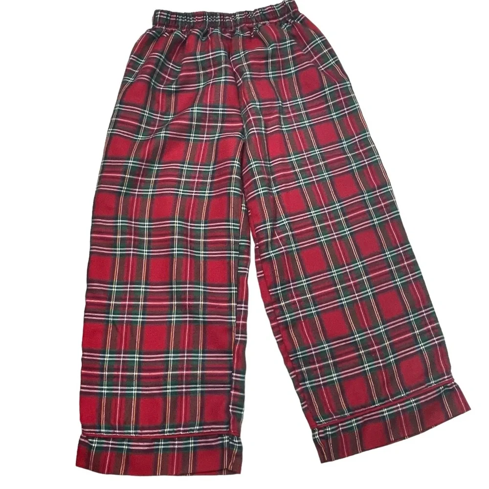 DISNEY Store Christmas Tartan Plaid Pajamas 5/6
